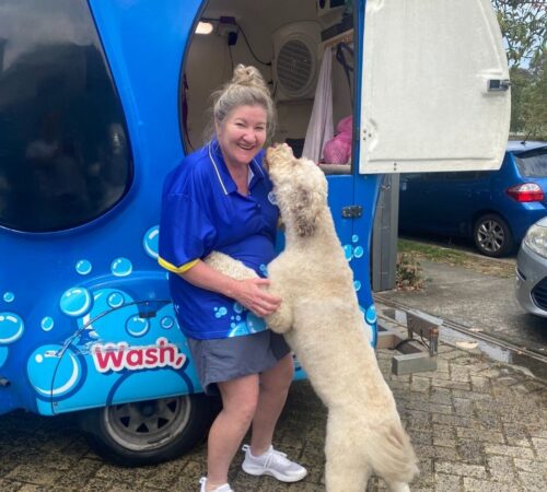 Maria, Blue Wheelers Southport. QLD. Dog Groomer
