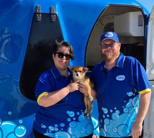 Derren and Melissa. Blue Wheelers Coodanup WA